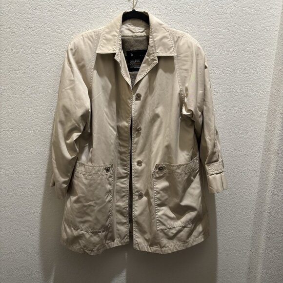 Vintage Womens London Fog Tan With Removable Liner Trench Coat - Picture 2 of 8